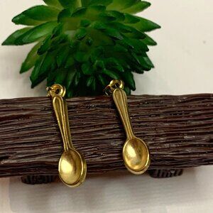 Spoon Earring, Utensil Earring, Food Earring, Gift Idea, Chef Earring, Cooking